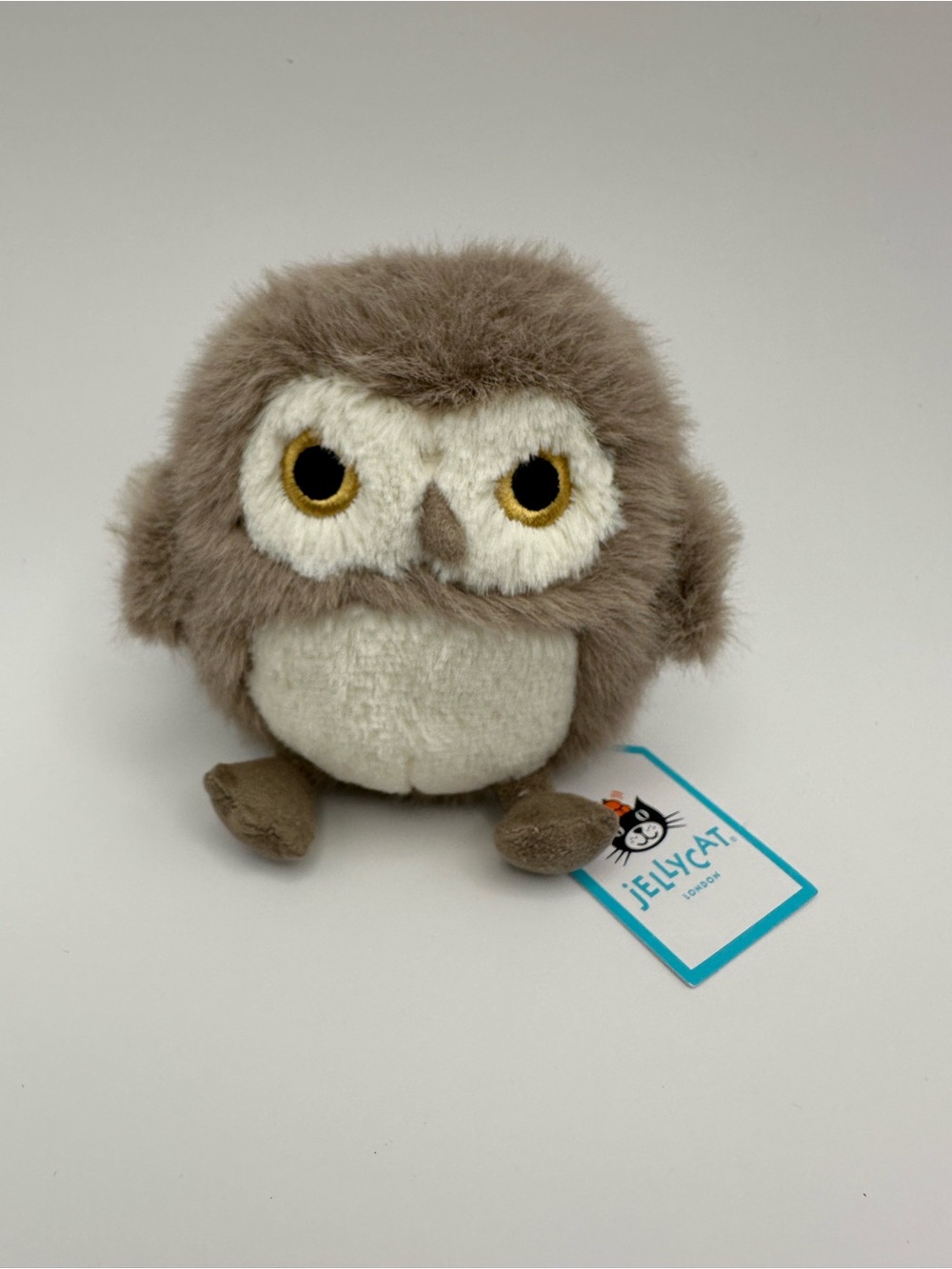 Jellycat Taupe & Cream Owl Plush Toy